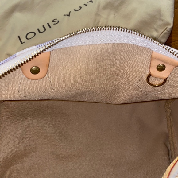 AUTHENTIC - Louis Vuitton - Damier Azur - Speedy 30 - Picture 16 of 16